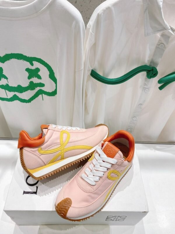 Loewe Sneaker 23ss  Pink Yellow White Orange