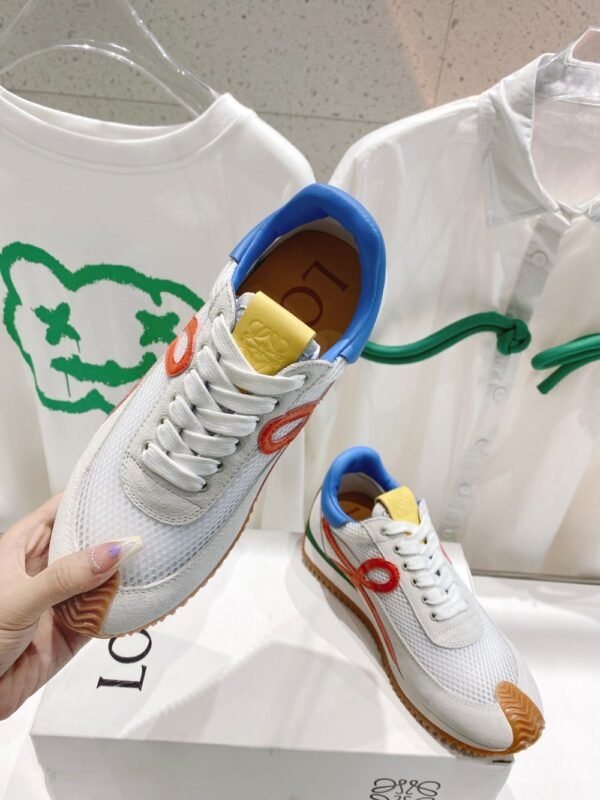 Loewe Sneaker 23ss  White Orange Blue