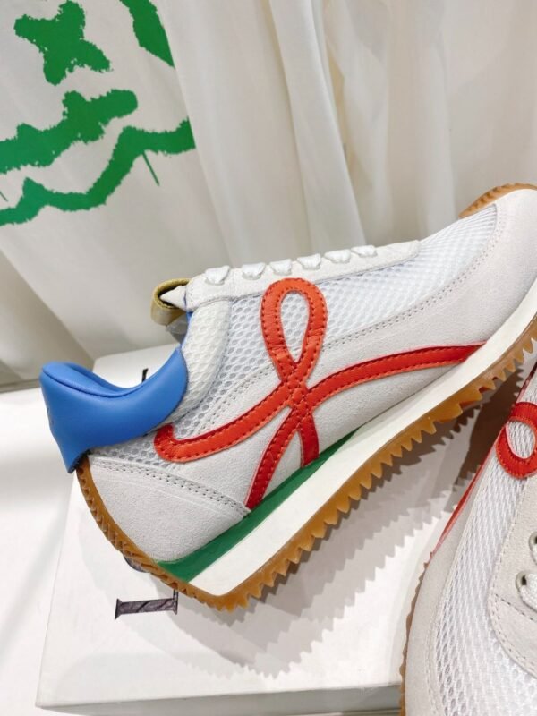 Loewe Sneaker 23ss  White Orange Blue