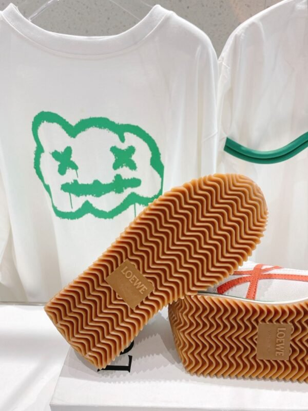 Loewe Sneaker 23ss  White Orange Blue