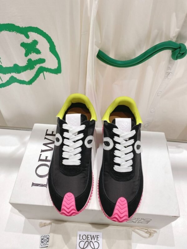 Loewe Sneaker 23ss White Black Pink Yellow