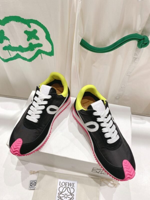 Loewe Sneaker 23ss White Black Pink Yellow