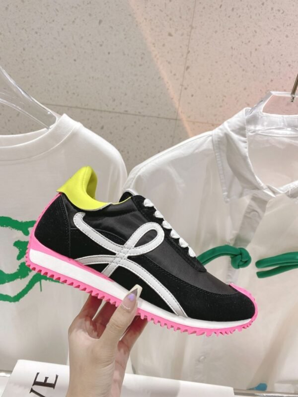 Loewe Sneaker 23ss White Black Pink Yellow