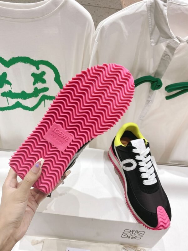 Loewe Sneaker 23ss White Black Pink Yellow