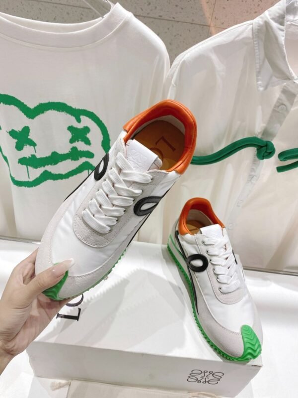 Loewe Sneaker 23ss White Black Green Orange