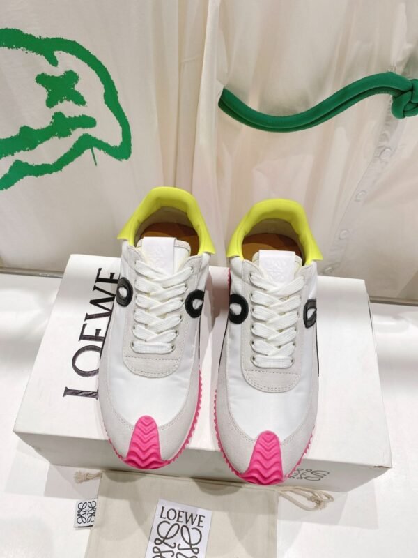 Loewe Sneaker 23ss  White Black Pink Yellow