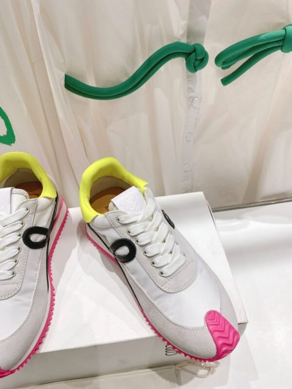 Loewe Sneaker 23ss  White Black Pink Yellow