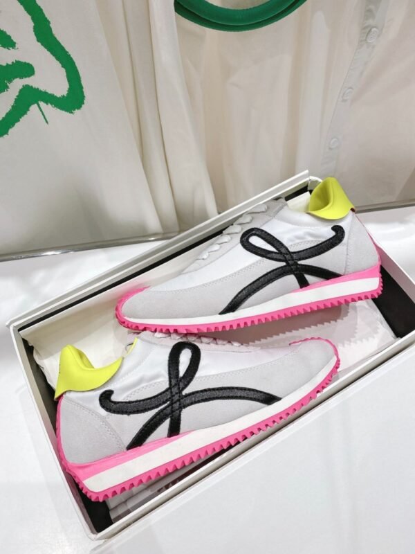 Loewe Sneaker 23ss  White Black Pink Yellow