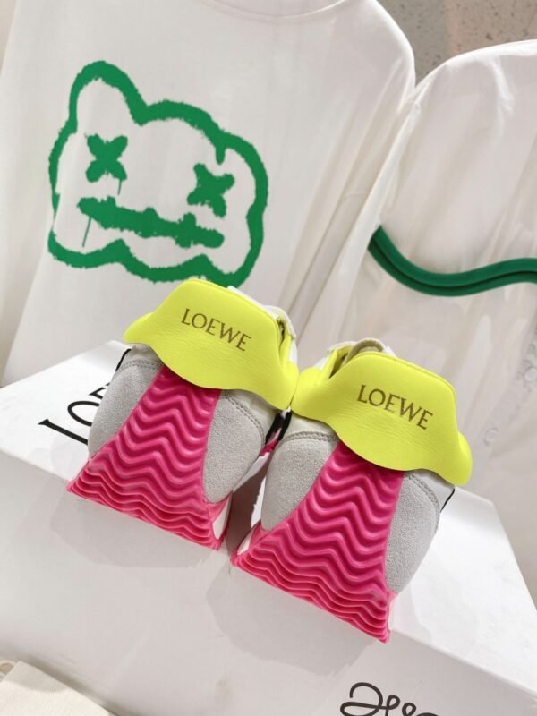Loewe Sneaker 23ss  White Black Pink Yellow