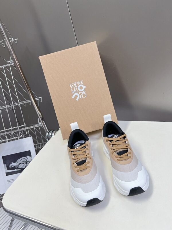 Loewe Sneakers Brown White