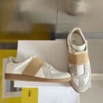 MM6 Sneaker GAT Silver White Camel Grey