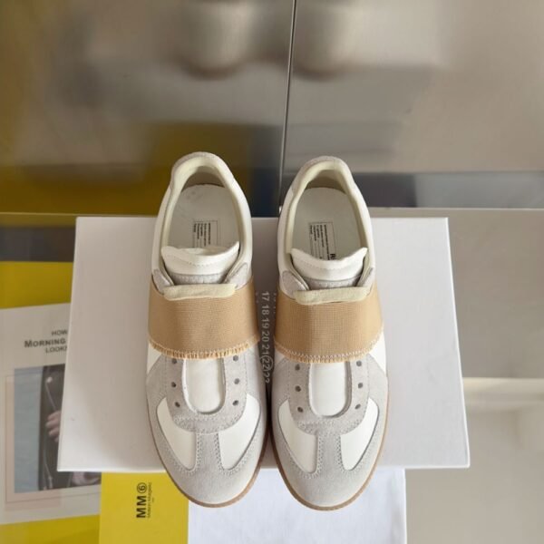 MM6 Sneaker GAT Silver White Camel Grey