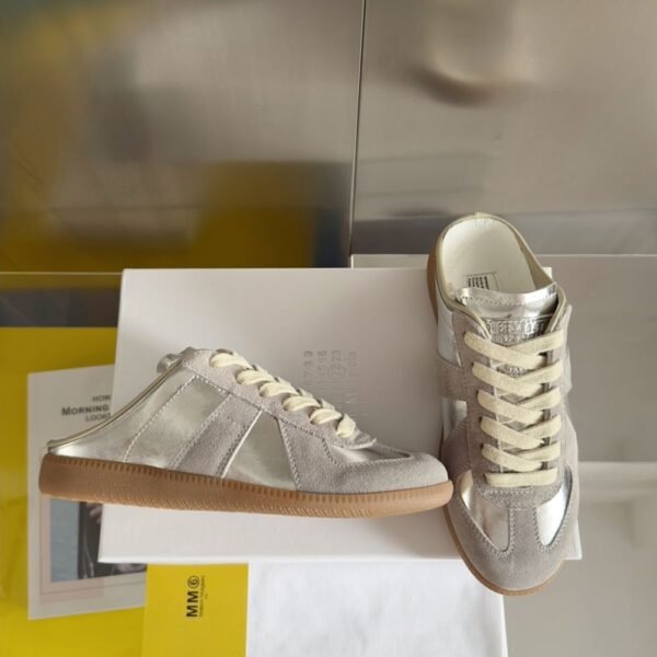 MM6 Sneaker GAT Slippers Silver Grey