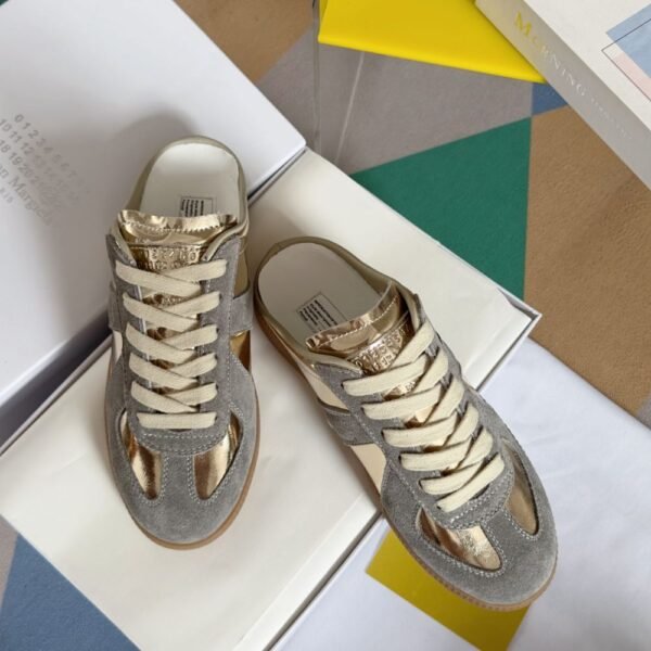 MM6 Sneaker GAT Slippers Gold Grey