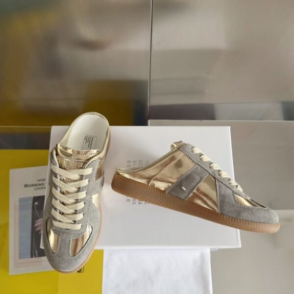 MM6 Sneaker GAT Slippers Gold Grey