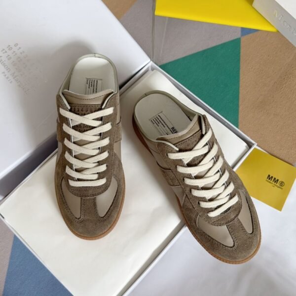 MM6 Sneaker Slippers Brown