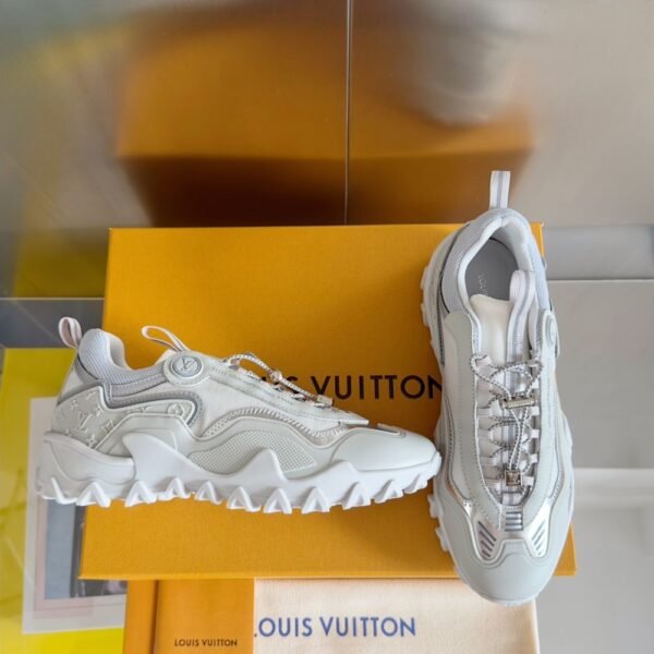 Louis Vuitton Run Women White Grey