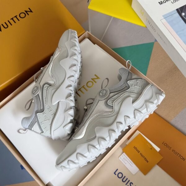 Louis Vuitton Run Women White Grey