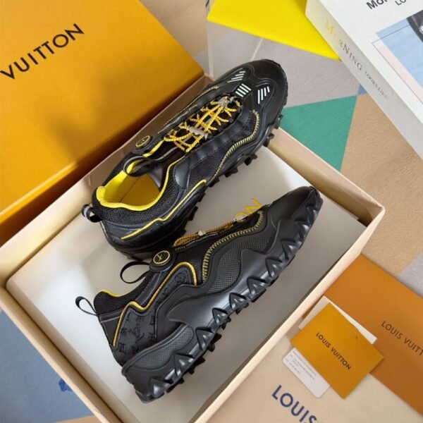 Louis Vuitton Run Women Black Yellow