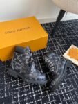 Louis Vuitton x Timberland Boots 24ss Black Logo