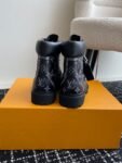 Louis Vuitton x Timberland Boots 24ss Black Logo
