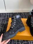 Louis Vuitton x Timberland Boots 24ss Black Logo