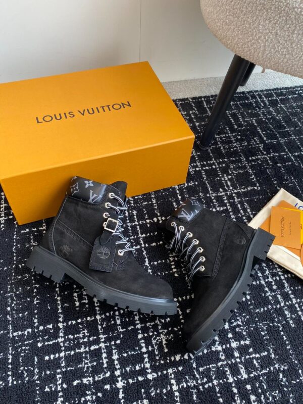 Louis Vuitton x Timberland Boots 24ss Black
