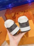 Louis Vuitton Men White Black Leather