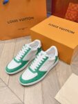 Louis Vuitton Men White Green  Leather