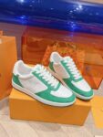 Louis Vuitton Men White Green  Leather