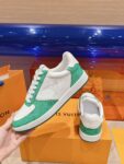 Louis Vuitton Men White Green  Leather