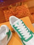 Louis Vuitton Men White Green  Leather