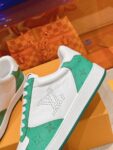 Louis Vuitton Men White Green  Leather