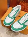 Louis Vuitton Men White Green  Leather