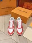 Louis Vuitton Men White Red  Leather