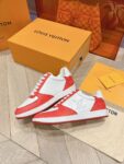 Louis Vuitton Men White Red  Leather