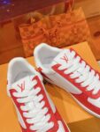 Louis Vuitton Men White Red  Leather