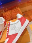 Louis Vuitton Men White Red  Leather
