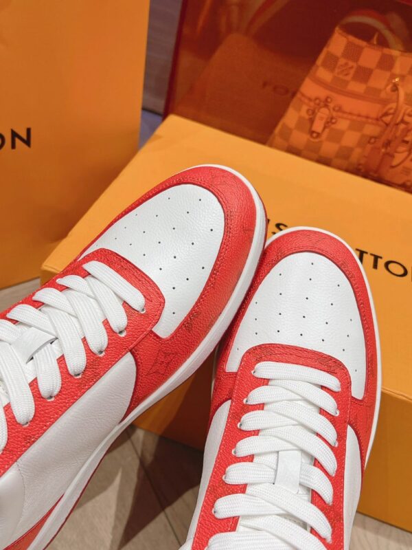 Louis Vuitton Men White Red  Leather