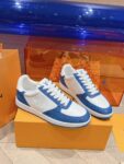 Louis Vuitton Men White  Blue  Leather
