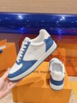 Louis Vuitton Men White  Blue  Leather