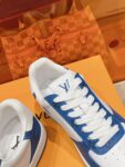 Louis Vuitton Men White  Blue  Leather