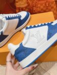 Louis Vuitton Men White  Blue  Leather
