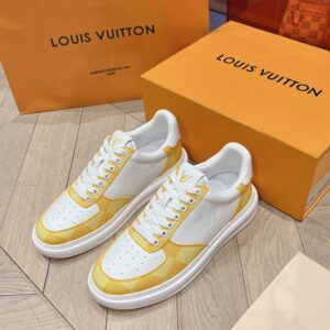 Louis Vuitton Men White Yellow