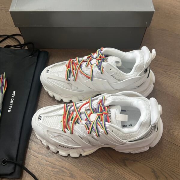 Balenciaga Track 3.0 White Color Shoelace