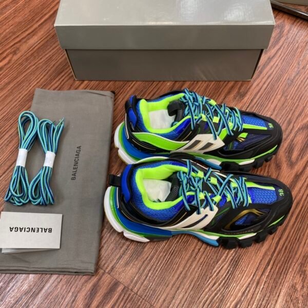 Balenciaga Track 3.0 Black Florescence Blue