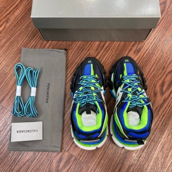 Balenciaga Track 3.0 Black Florescence Blue