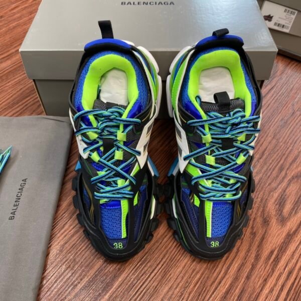 Balenciaga Track 3.0 Black Florescence Blue