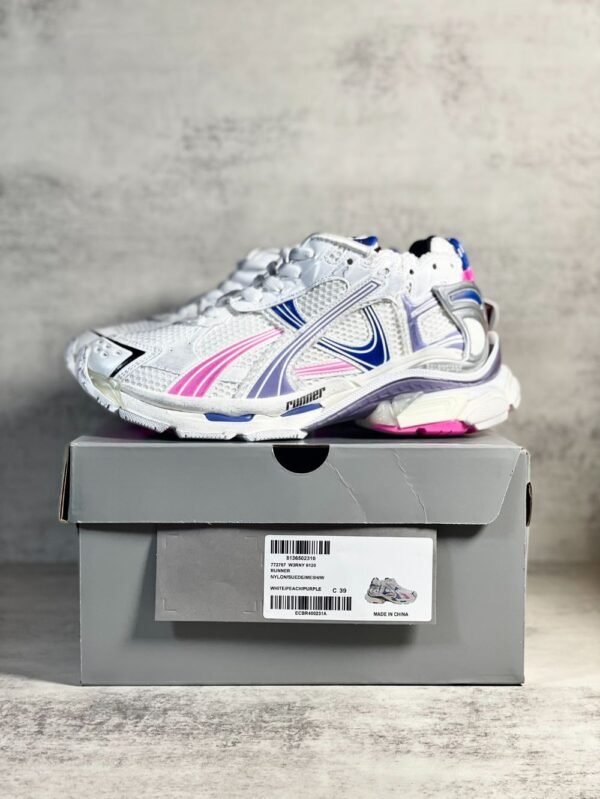 Balenciaga Runner White Blue Pink