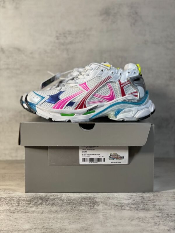 Balenciaga Runner White Pink Blue